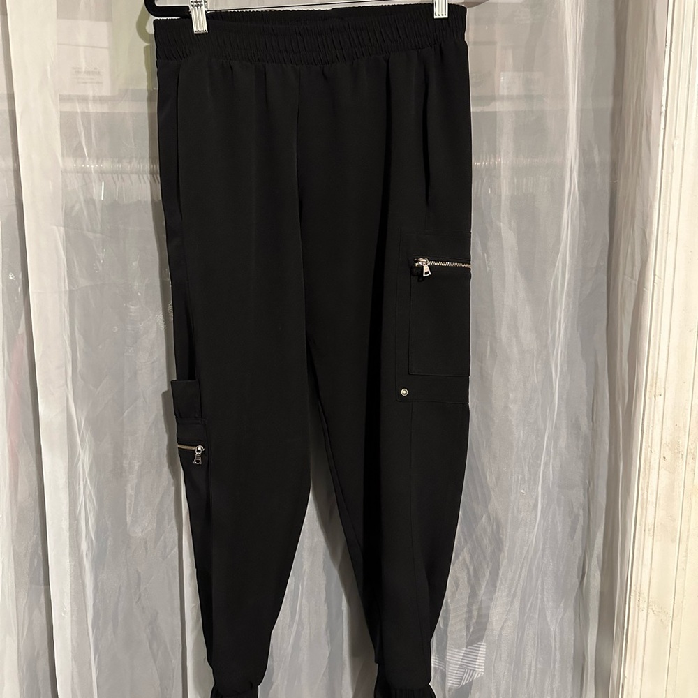 Black Cargo Trouser